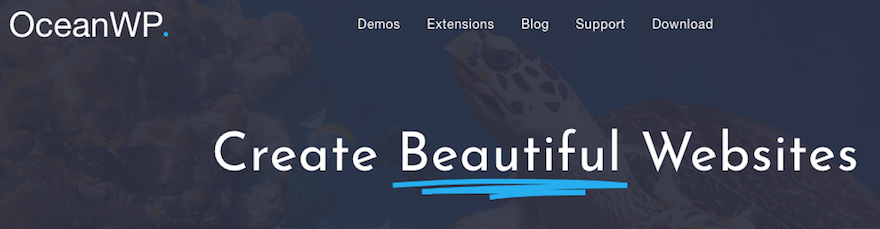 Tema OceanWP.