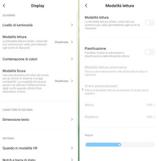Modo noche Xiaomi xiaomi