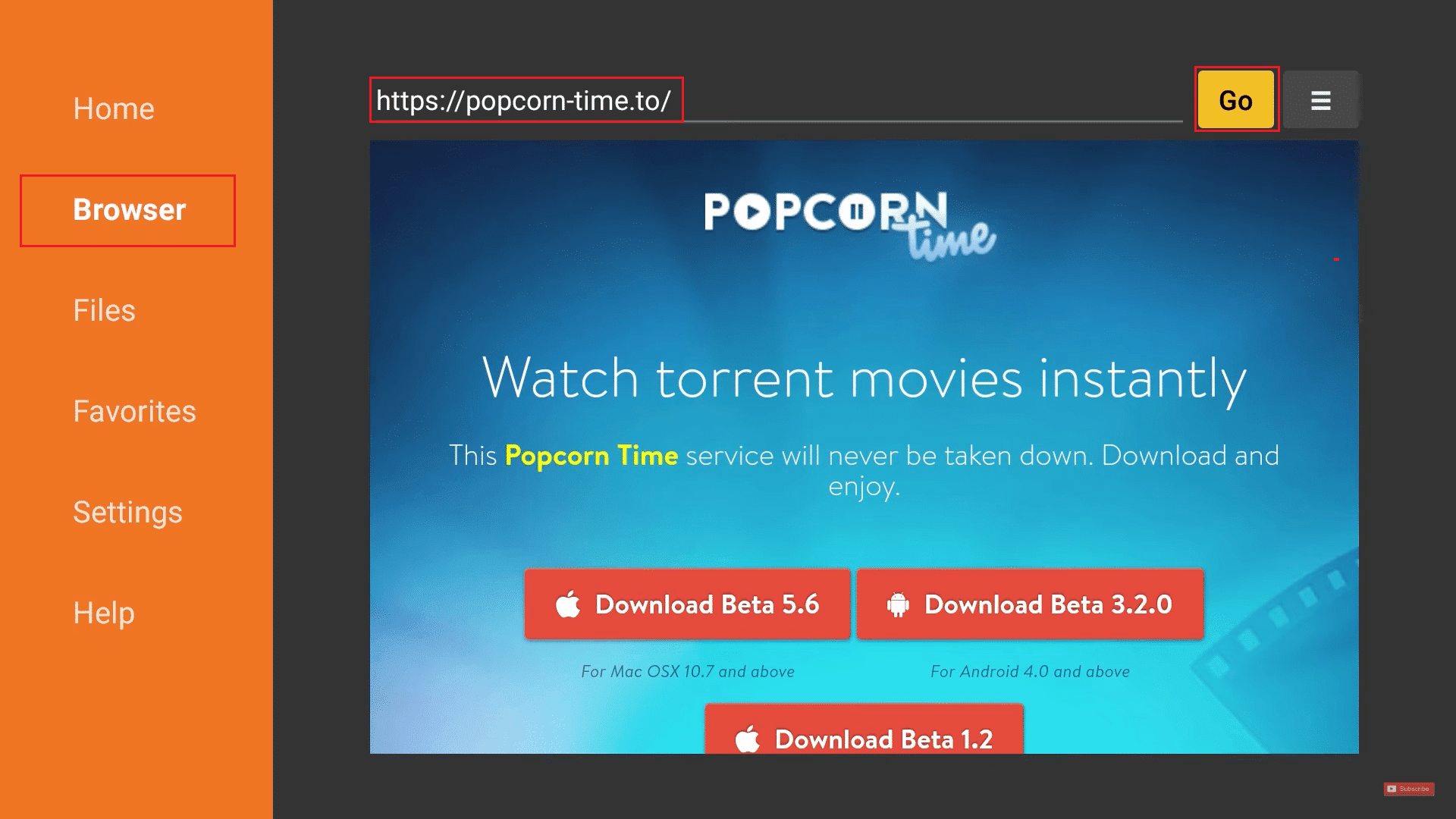 Cómo transmitir Popcorn Time a Smart TV Recurso Wordpress