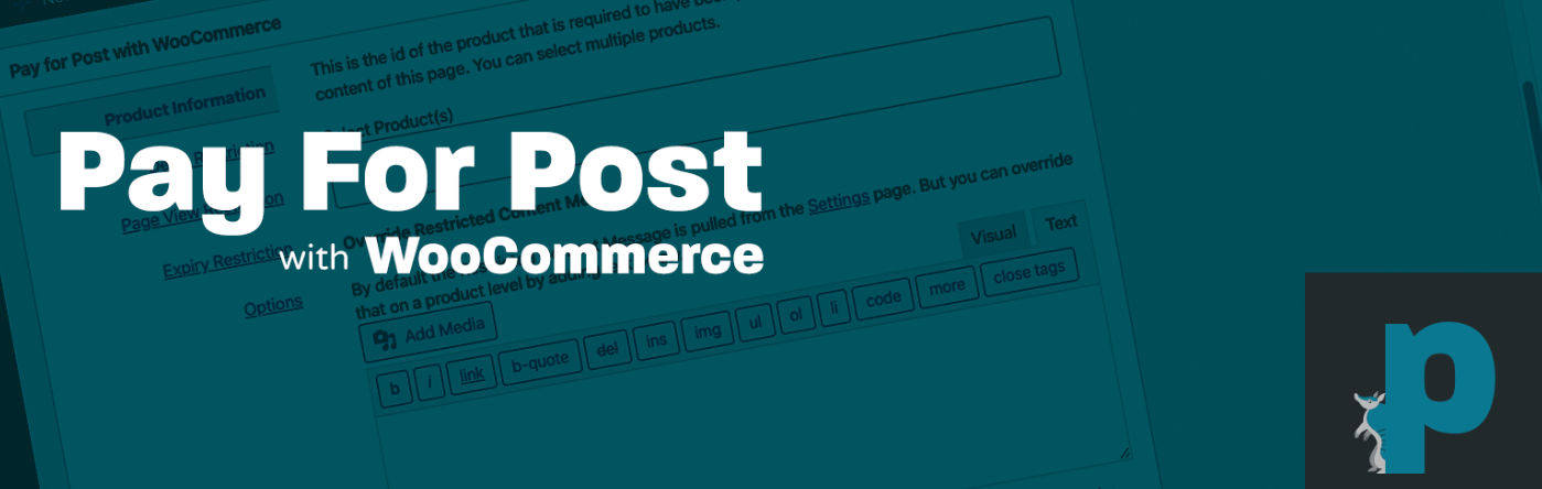 Pay for Post de WooCommerce es uno de los mejores plugins de paywall de WordPress.