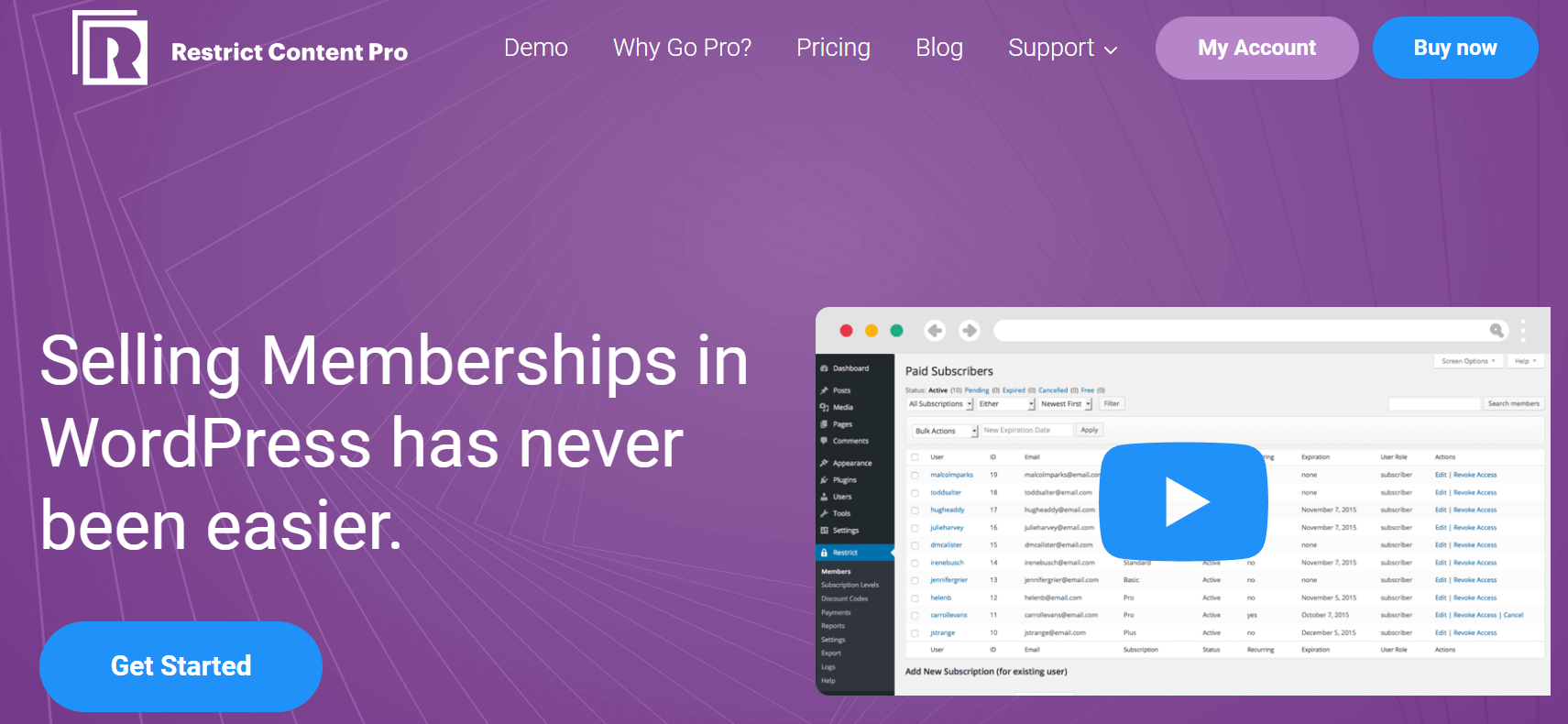 Limitar contenido profesional