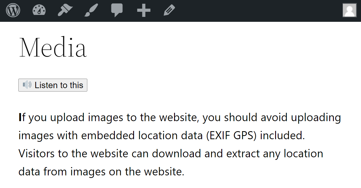 Agregar un botón de texto a voz en WordPress