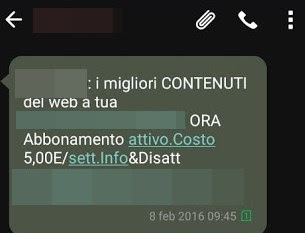 Servicio de suscripción de SMS Suscripción SMS