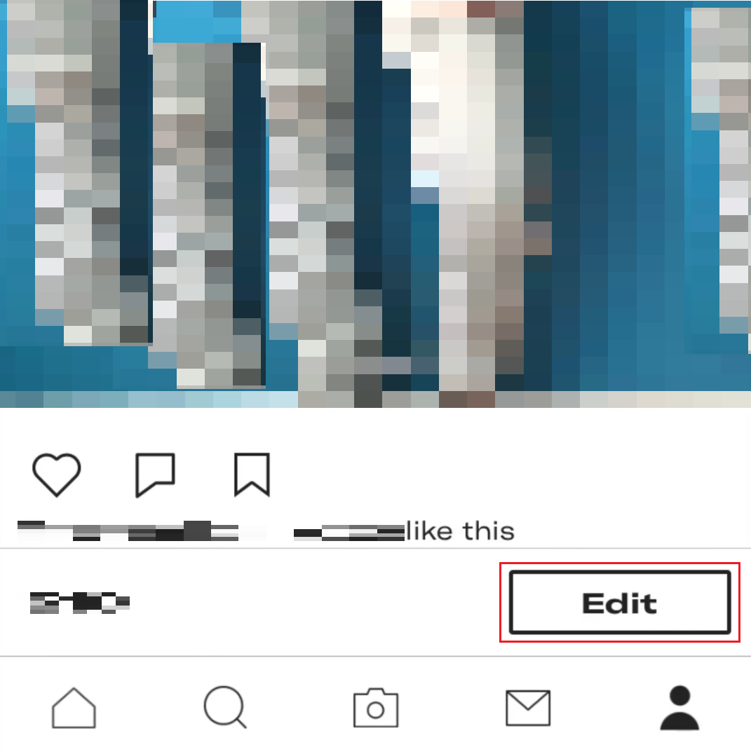 Toque la opción Editar presente debajo del elemento | Cómo eliminar la lista de Depop