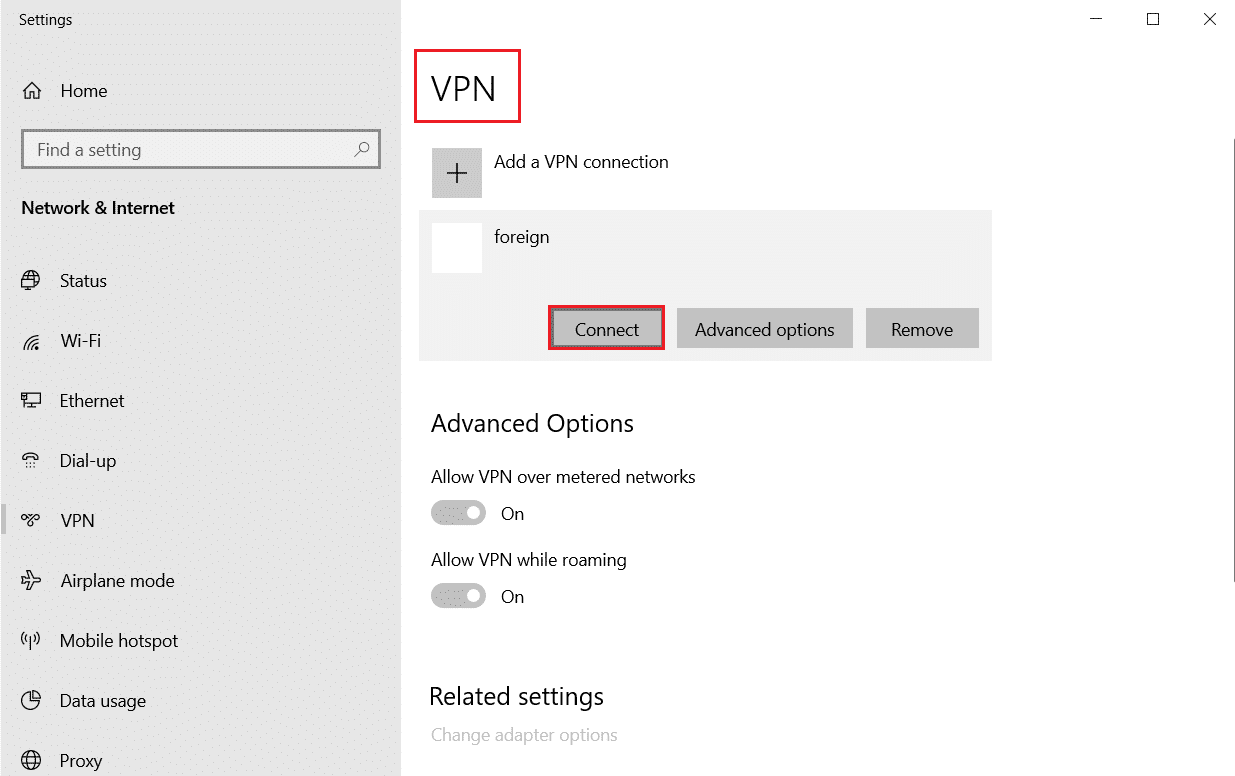 conectarse a un vpn en windows.  Solucione el error FFXIV 90002 en Windows 10