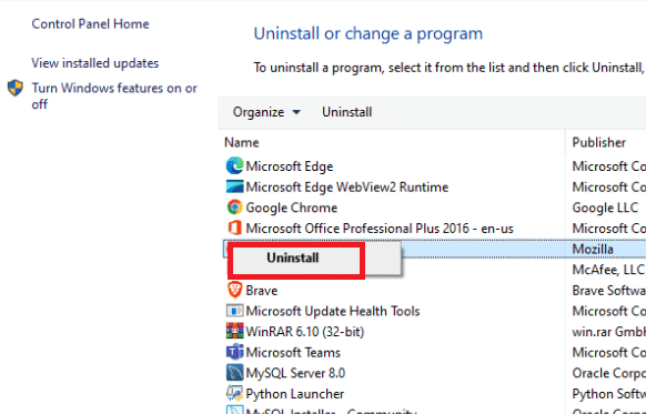 Click on Uninstall. How to Fix FFXIV Error 90002 in Windows 10