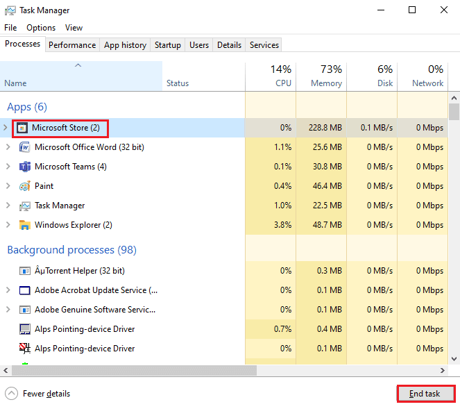 tienda de microsoft de tarea final.  Solucionar el error de descarga de Sea of ​​Thieves