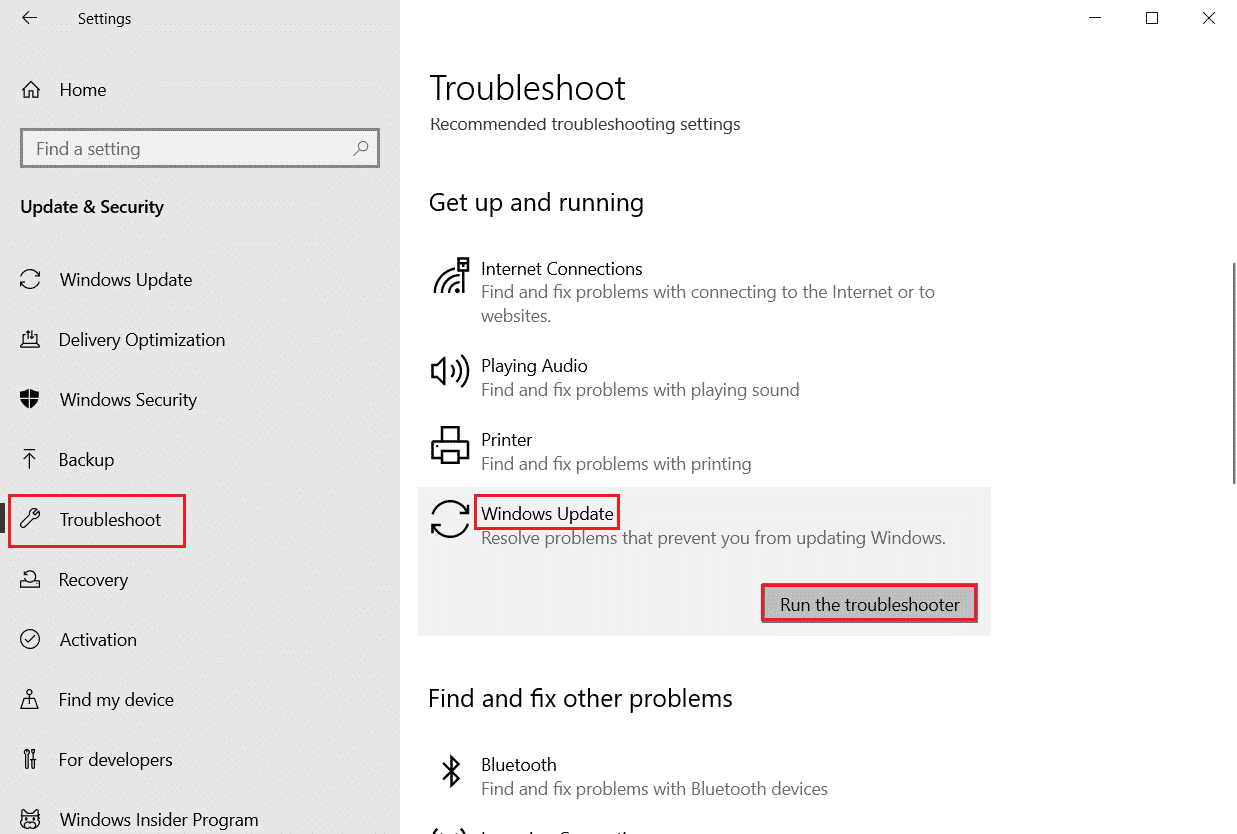 Solucionador de problemas de actualización de Windows.  Solucionar el error 0x800705b3 en Windows Update