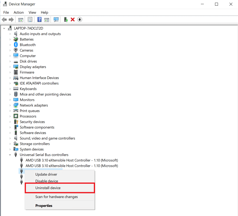 Seleccione Desinstalar