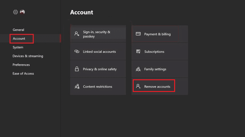 Xbox One Quitar la configuración de la cuenta. Cómo administrar la configuración de la cuenta EA