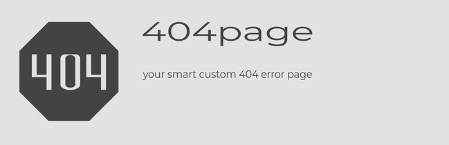 Logotipo del complemento de 404 páginas