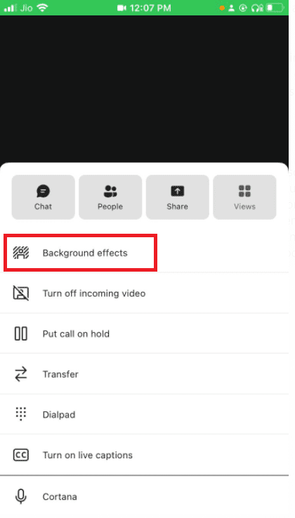 Efectos de fondo resaltados.  Cómo desenfocar el fondo en los equipos de Microsoft