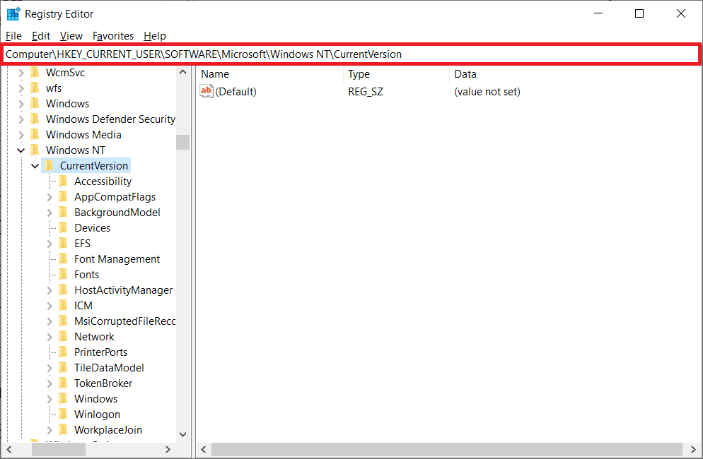 navegar a la siguiente ruta.  Reparar los servicios de dominio de Active Directory no están disponibles actualmente en Windows 10