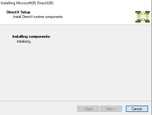 La instalación de DirectX comenzará a instalarse |  Cómo actualizar DirectX en Windows 10 (1)