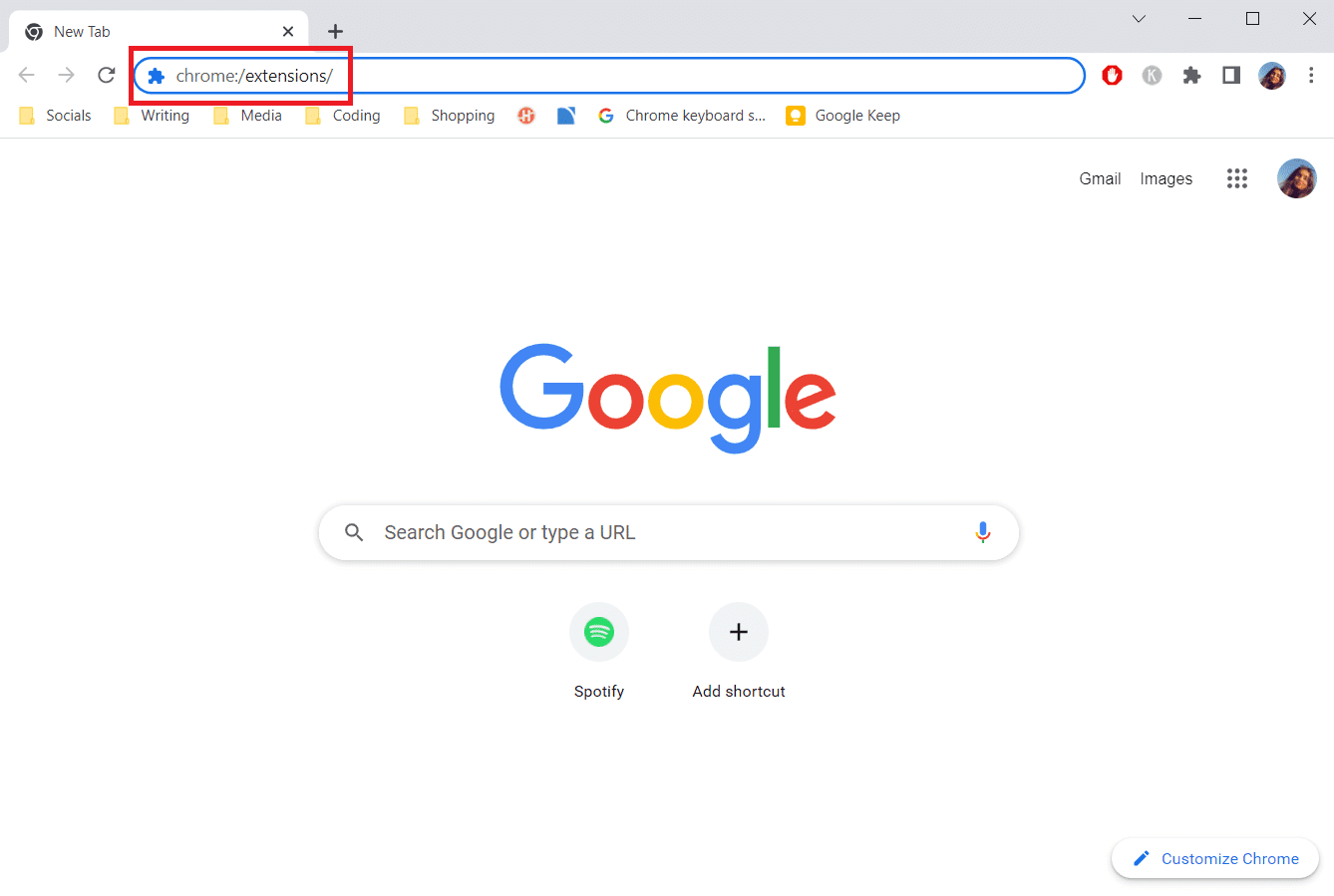 Página de la pestaña de red de Google Chrome.  Arreglar la barra de desplazamiento de Chrome desaparece en Windows 10