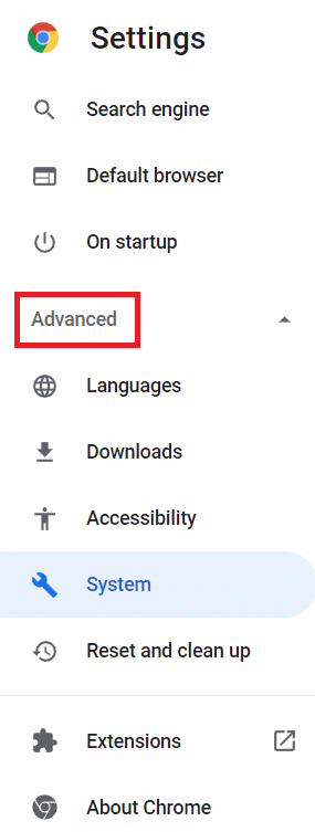 Opción avanzada.  Arreglar la barra de desplazamiento de Chrome desaparece en Windows 10
