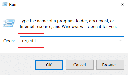 Ejecutar cuadro de diálogo.  Arreglar el proceso MoUSO Core Worker en Windows 10