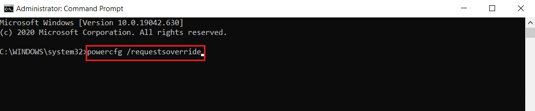 Comando para verificar la anulación del proceso de solicitud del proceso de trabajo principal de MoUSO.  Arreglar el proceso MoUSO Core Worker en Windows 10