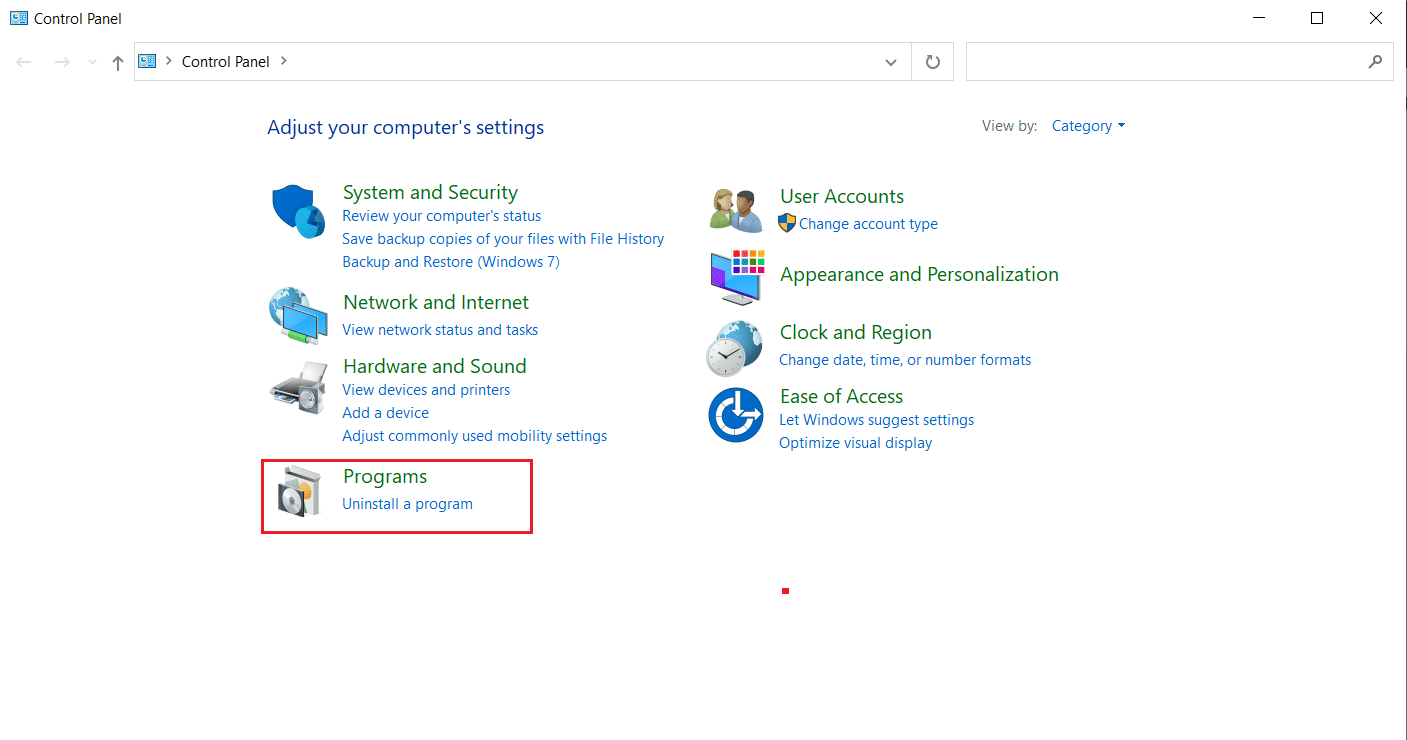 Opción de programas. Arreglar otra instalación en curso en Windows 10