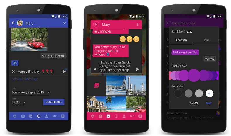 Textra SMS. Cómo realizar mensajes grupales en Android