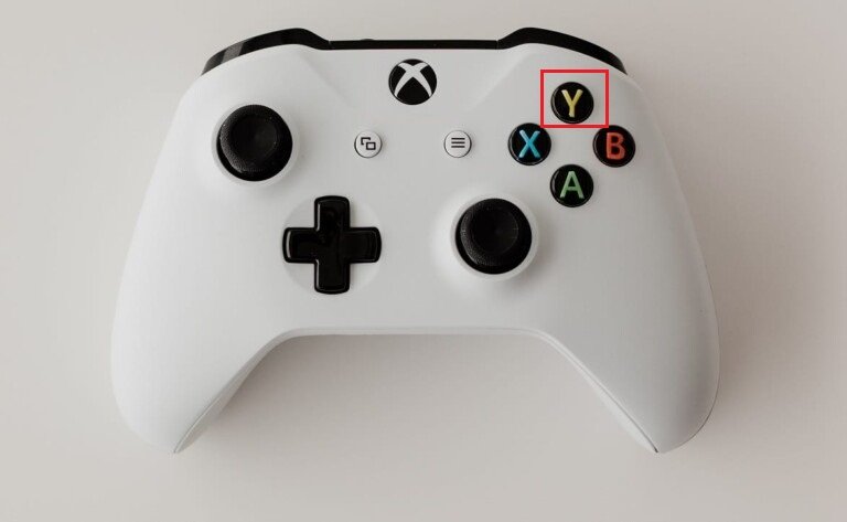 controlador xbox botón Y