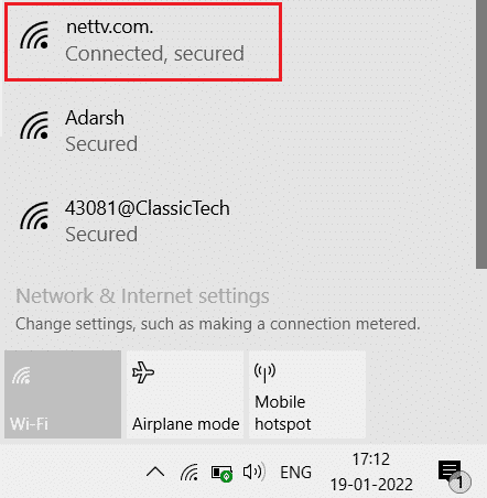 conectarse a una red wifi