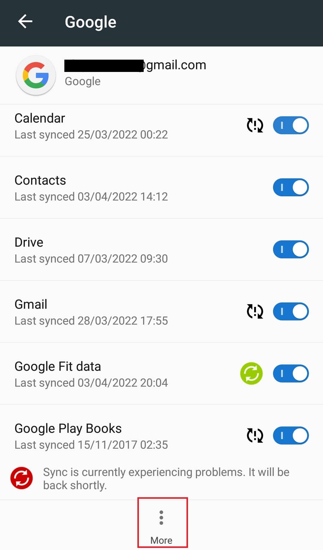 Más opción.  Arreglar videos de YouTube que no se reproducen en Android