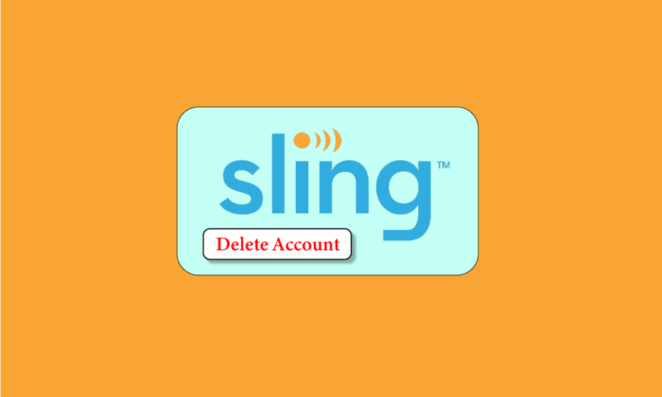 Cómo eliminar una cuenta de Sling