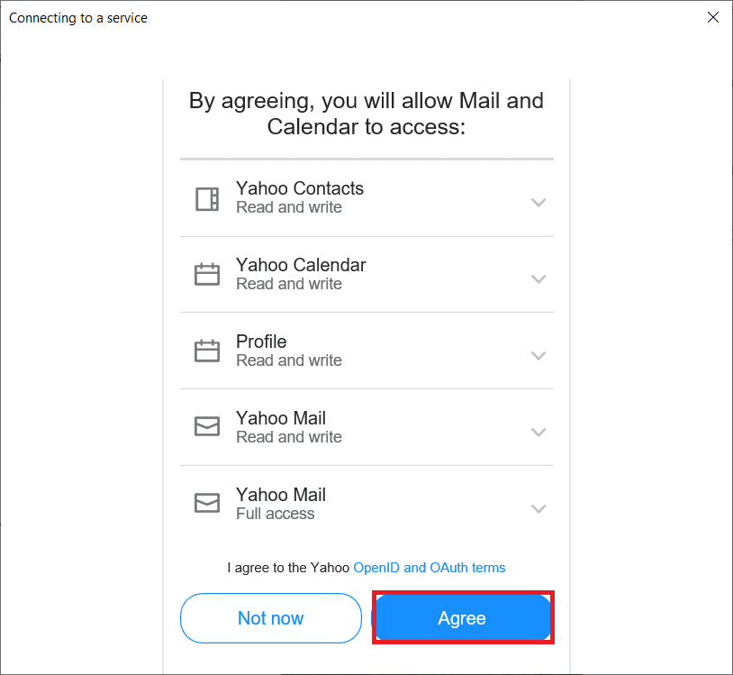 Ingrese la contraseña y haga clic en Siguiente.  Cómo reparar el error de correo de Yahoo 0x8019019a