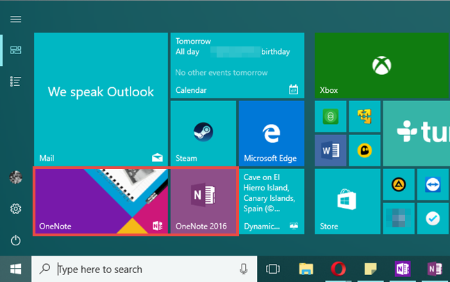 OneNote, Windows