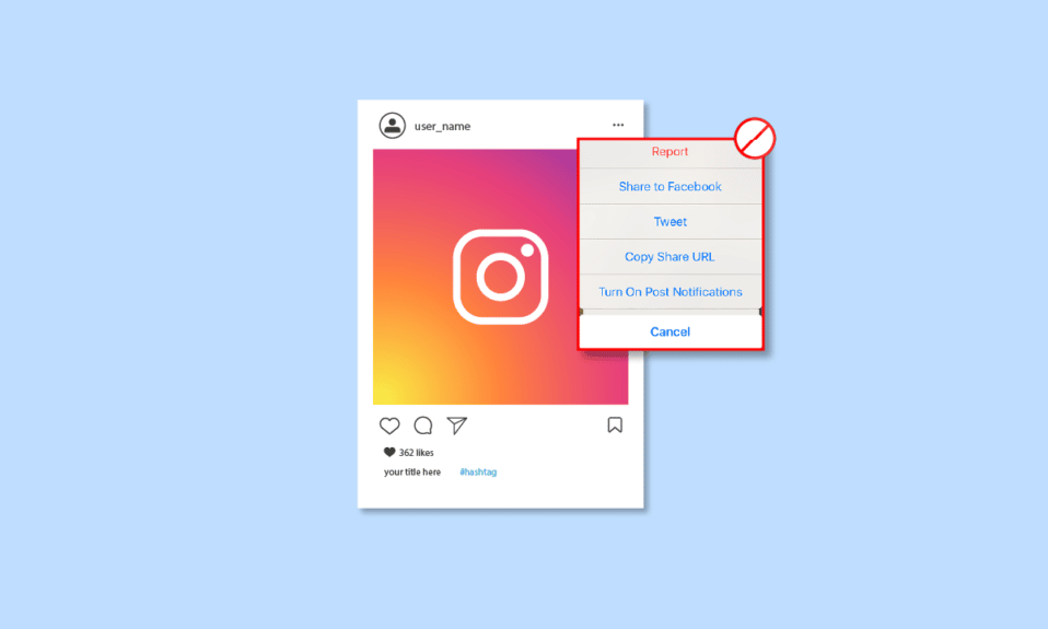 Cómo no denunciar una publicación en Instagram