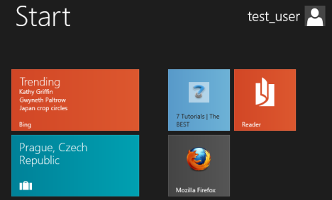 Windows 8 - Anclar sitios web