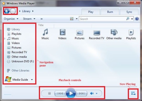 Reproductor de Windows Media 12