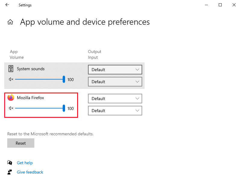 comprueba si tu aplicación tiene controles de volumen. Deslice el volumen de la aplicación hacia la derecha. Cómo arreglar el micrófono demasiado silencioso en Windows 10