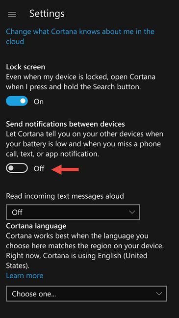 detener, notificaciones, sincronizar, Windows 10, computadora, Windows 10 Mobile, teléfono inteligente