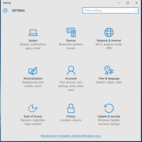 Windows 10, Configuración, Windows 8.1, Acceso directo, Escritorio, Configuración de PC