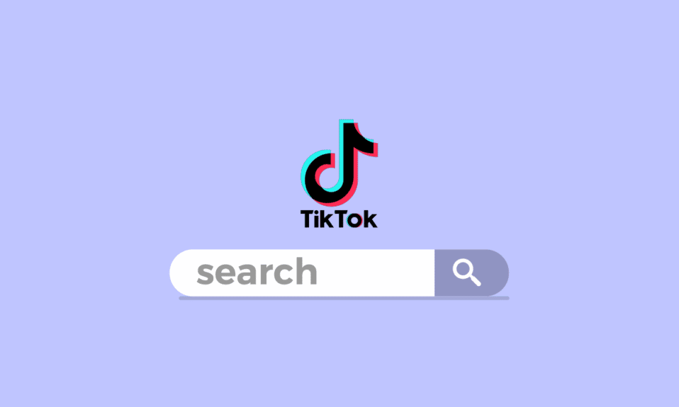 ¿Dónde está la barra de búsqueda en TikTok?