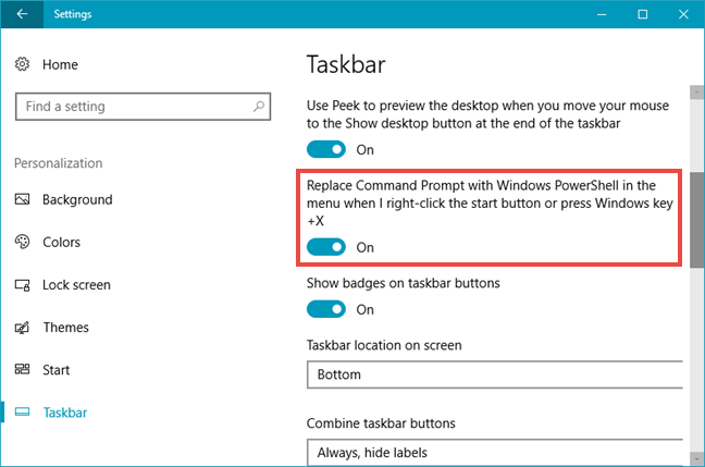WinX, menú, Windows 10, accesos directos