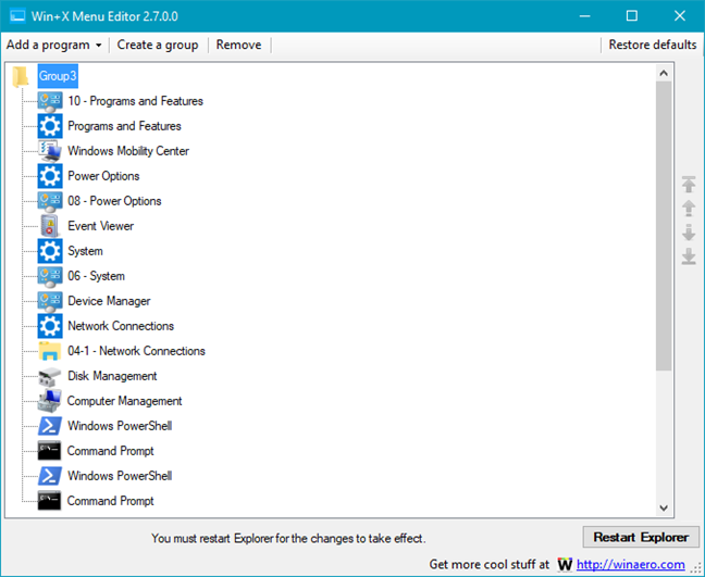 WinX, menú, Windows 10, accesos directos