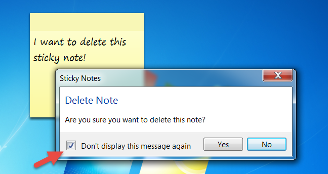 Karteczki samoprzylepne, Windows 7, Windows 8.1