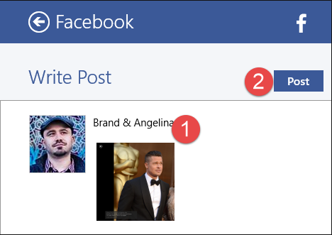capturas de pantalla, Windows 8.1, uso compartido, aplicaciones