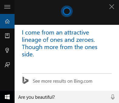Cortana, diversión, preguntas, comandos, Windows 10