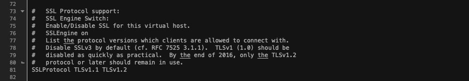 ERR_SSL_OBSOLETE_VERSION Falta Apache