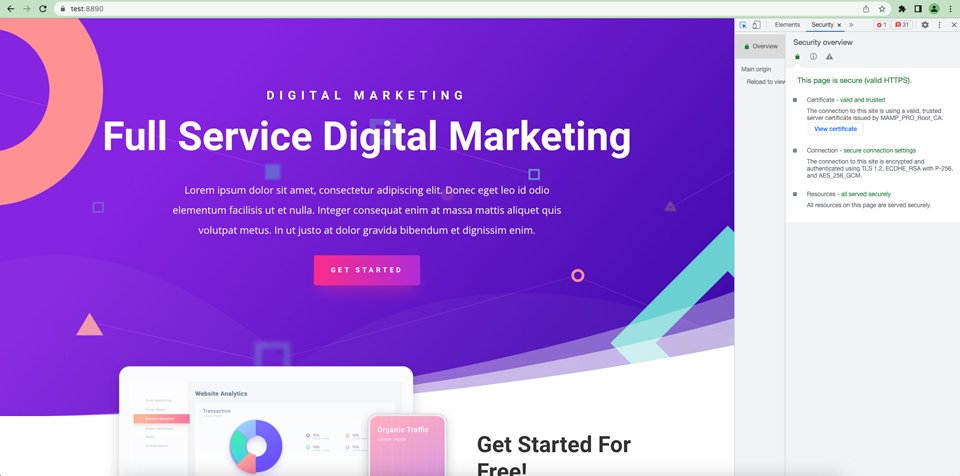 Página de prueba de TLS 1.2