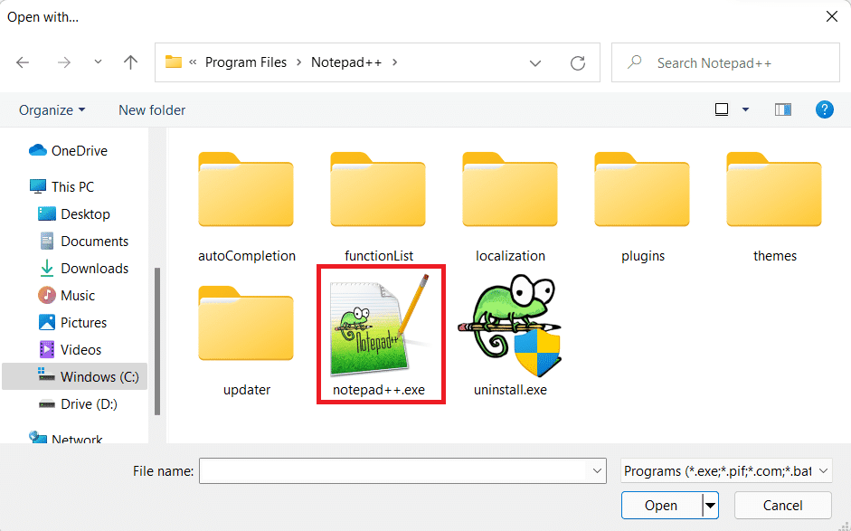 Elegir la aplicación para convertirla en la aplicación predeterminada.