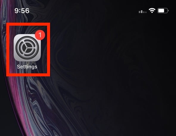 Abrir configuración en iphone
