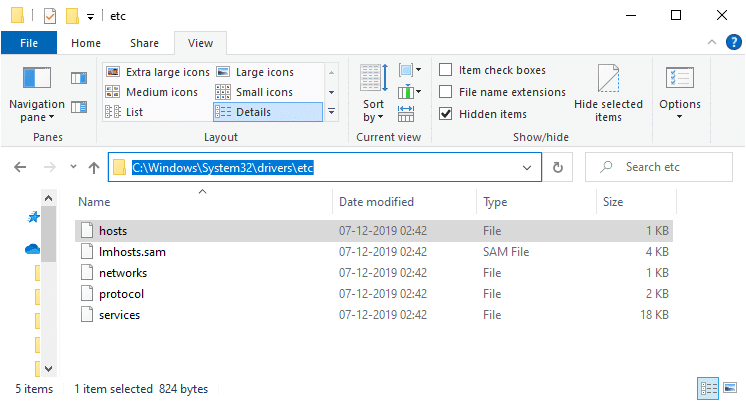 Ahora, copie y pegue la siguiente ruta en la ruta de navegación. Arreglar Teamviewer no está listo, verifique su conexión