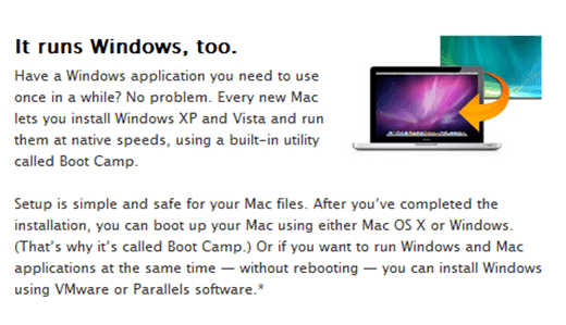descripcion de mac windows