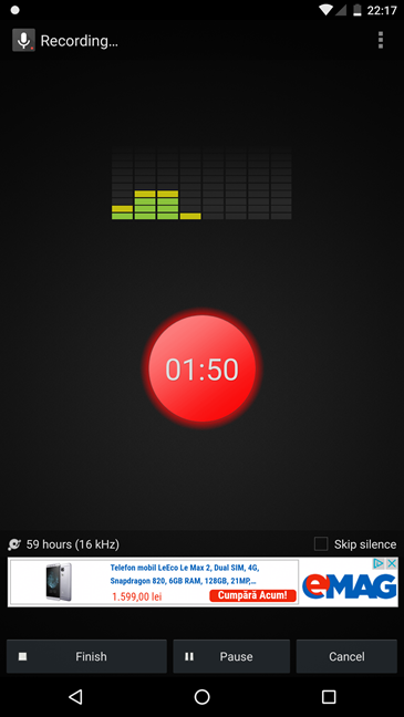 grabadora de voz android