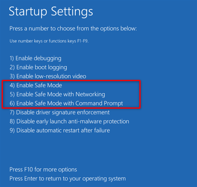 Inicie Windows 8.1 en modo seguro